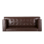 Modern 80.75  Button Tufted 3-seater Sofa with Wood Legs for Living Room