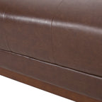 Modern 80.75  Button Tufted 3-seater Sofa with Wood Legs for Living Room