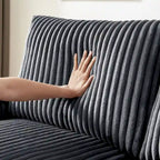 Dark Grey 71  Fabric Loveseat Sofa with Square Storage Armrest and USB port for Living Room