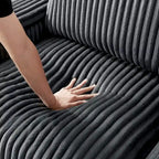 Dark Grey 71  Fabric Loveseat Sofa with Square Storage Armrest and USB port for Living Room