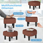 Modern Swivel Accent Chair with Ottoman for Living Room or Bedroom