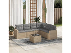 Beige Woven Resin Wicker Outdoor Furniture Set - dlz1766585572765