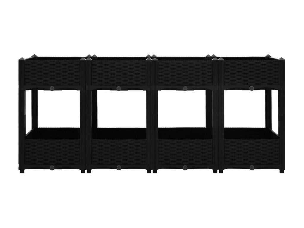 Black Bed, 160 x 40 x 71 cm