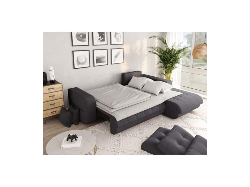 Anthracite Fabric Sofa Bed