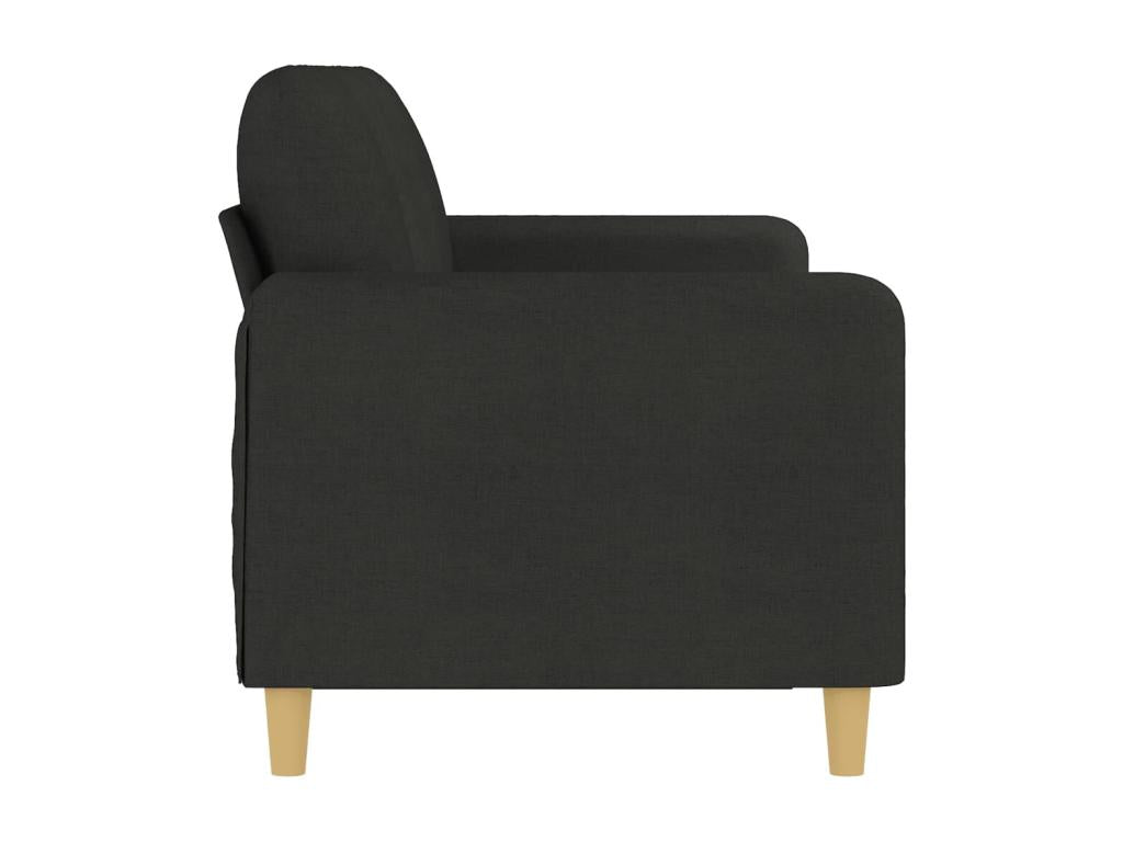 Black Fabric Sofa
