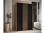 Black Wardrobe, 160 x 60 x 235.2 cm - dlz1766585646586