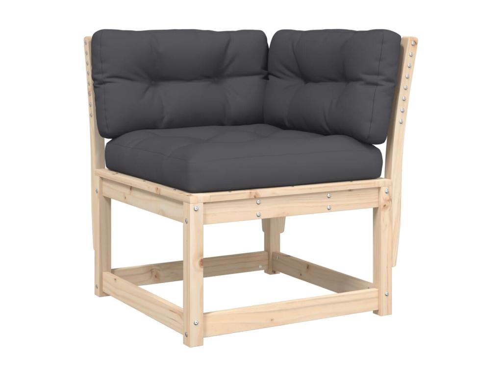 Natural Pine Wood Outdoor Furniture Set