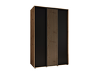Black Wardrobe, 160 x 60 x 235.2 cm - dlz1766585646586