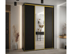 Black Wardrobe, 180 x 60 x 235.2 cm