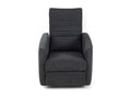 Anthracite Fabric Accent Chair