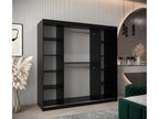 Black Wardrobe, 200 x 62 x 200 cm