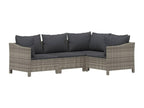 Gray Woven Resin Wicker Outdoor Furniture Set - dlz1766585587467