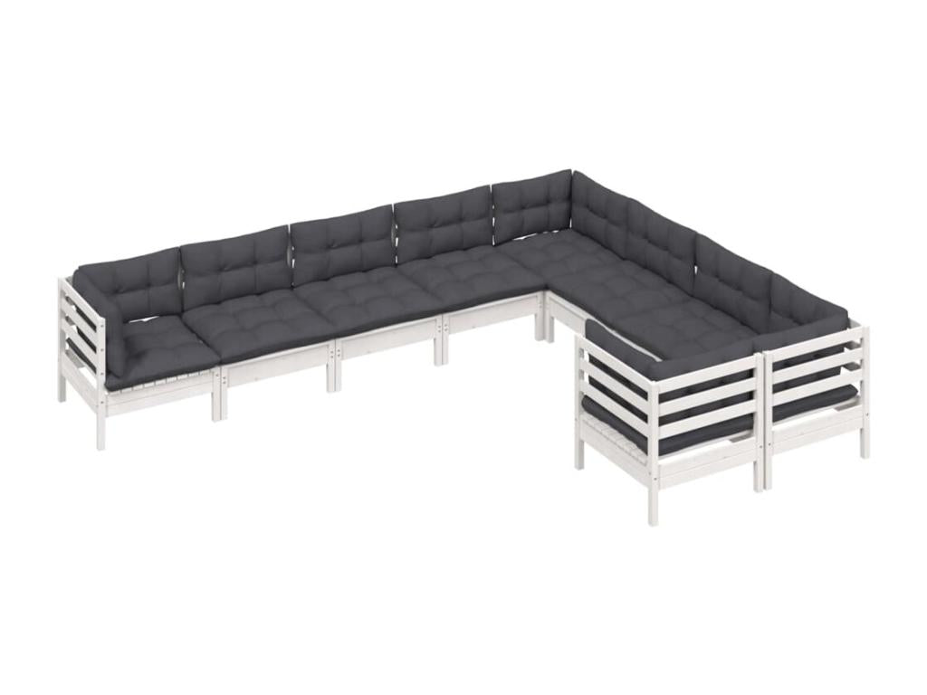 White Pine Wood Outdoor Furniture Set - dlz1766585866522