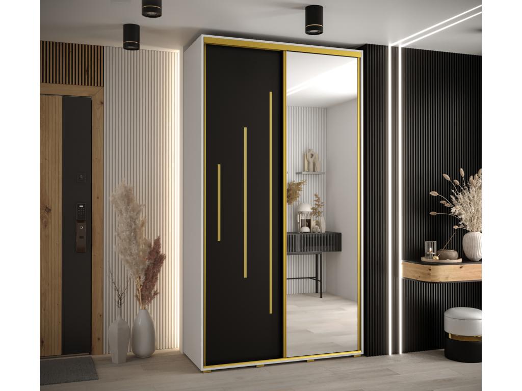 Black Wardrobe, 140 x 45 x 235.2 cm