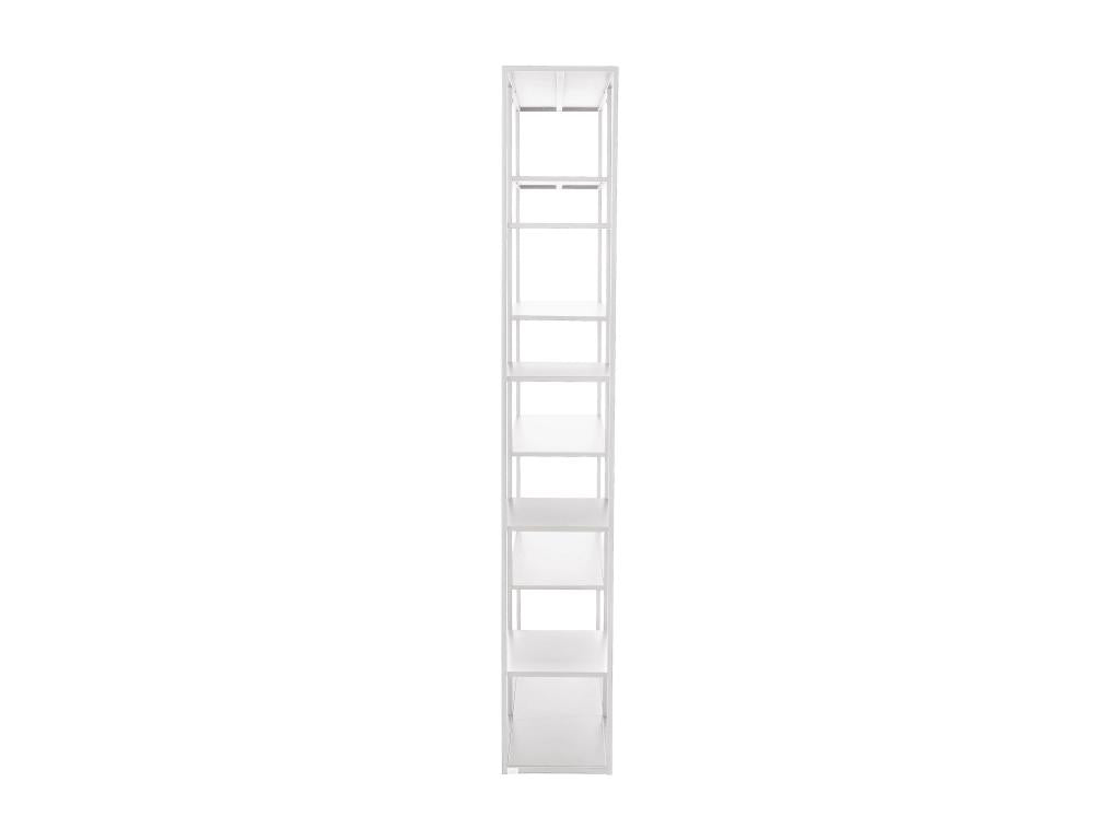 White Metal Bookcase