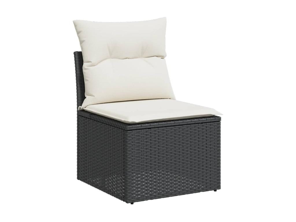 Black Woven Resin Wicker Outdoor Furniture Set - dlz1766586043965