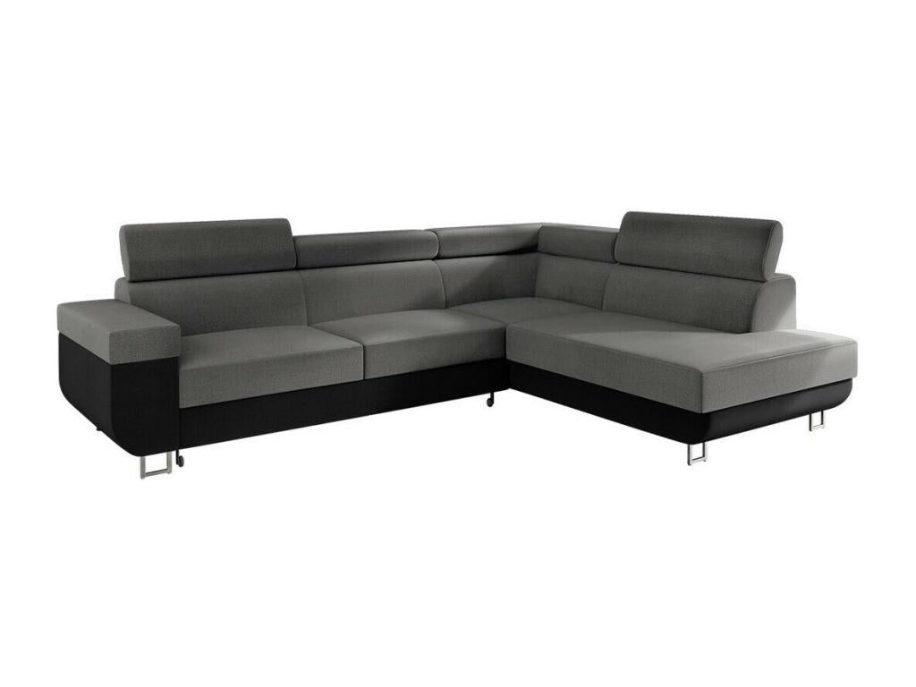 Gray Sofa, 253 x 188 x 71 cm