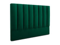 Green Velvet Bed, 140 x 8 x 120 cm