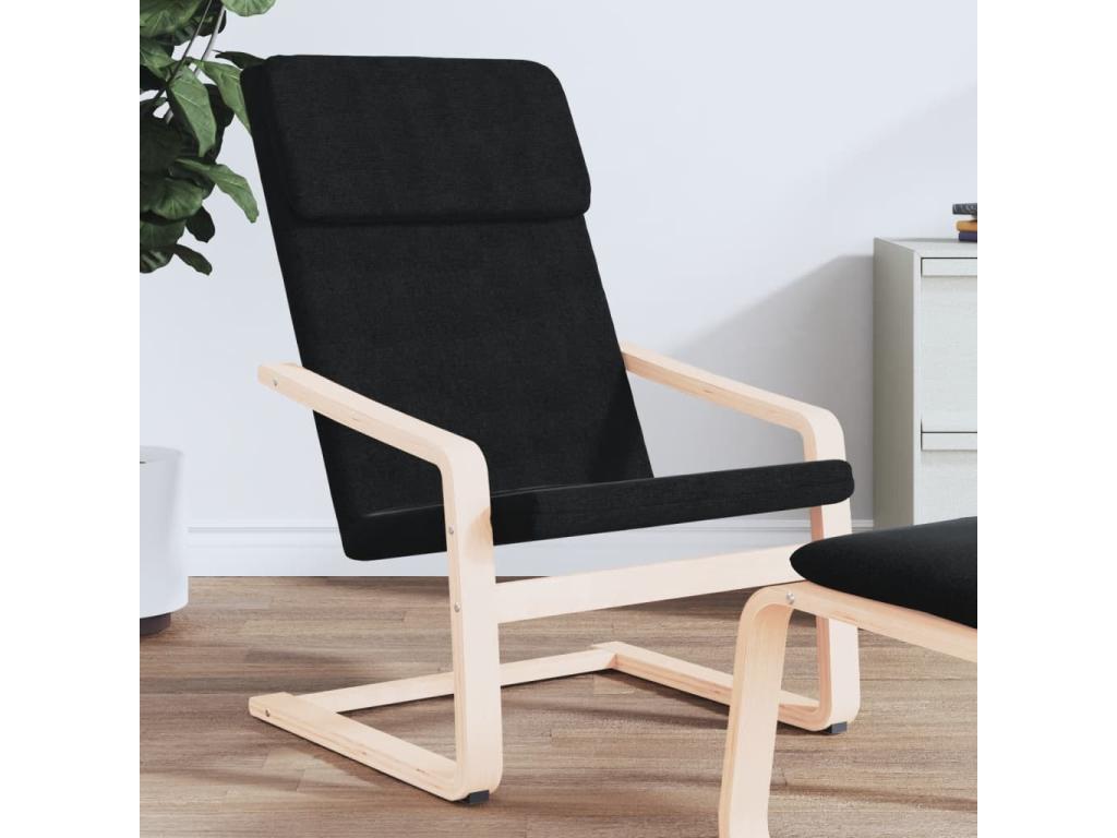 Black Fabric Chair