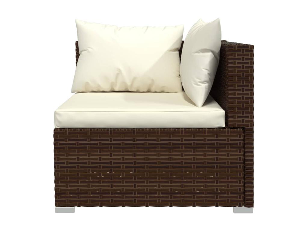 Brown Woven Resin Wicker Outdoor Furniture Set - dlz1766585841624