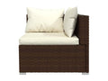 Brown Woven Resin Wicker Outdoor Furniture Set - dlz1766585841624