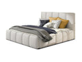 White Leather Bed, 180 x 200 cm