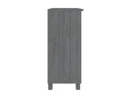 Gray Solid Wood Sideboard, 85 x 35 x 80 cm