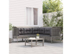 Gray Woven Resin Wicker Outdoor Furniture Set - dlz1766585500822
