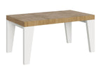White Oak Wood Table, 90 x 160 cm