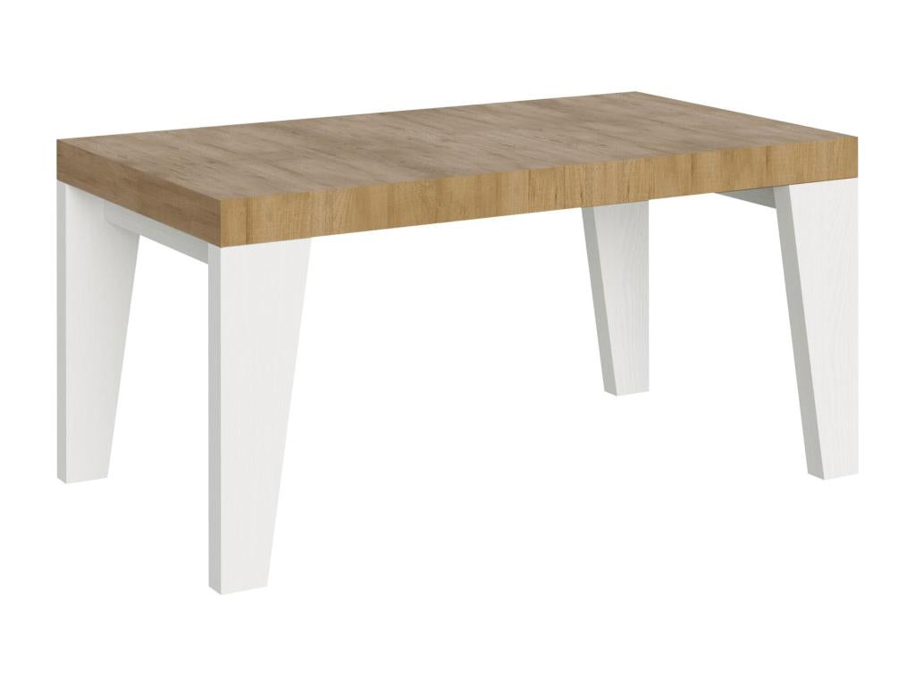 White Oak Wood Table, 90 x 160 cm