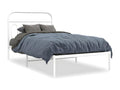 White Metal Bed Frame, 100 x 200 cm