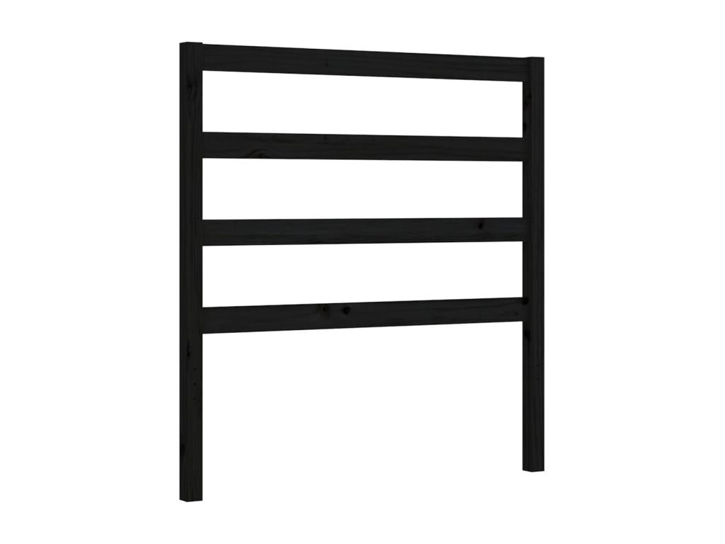 Black Solid Wood Mattress, 100 x 200 cm