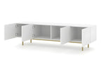 White TV Stand, 180 x 42 x 51 cm
