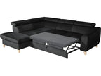 Black Velvet Sofa Bed