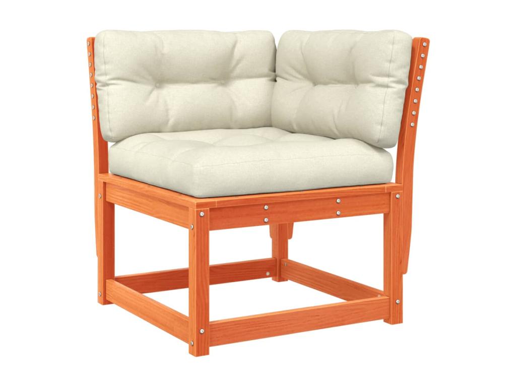 Brown Pine Wood Outdoor Furniture Set - dlz1766586050876