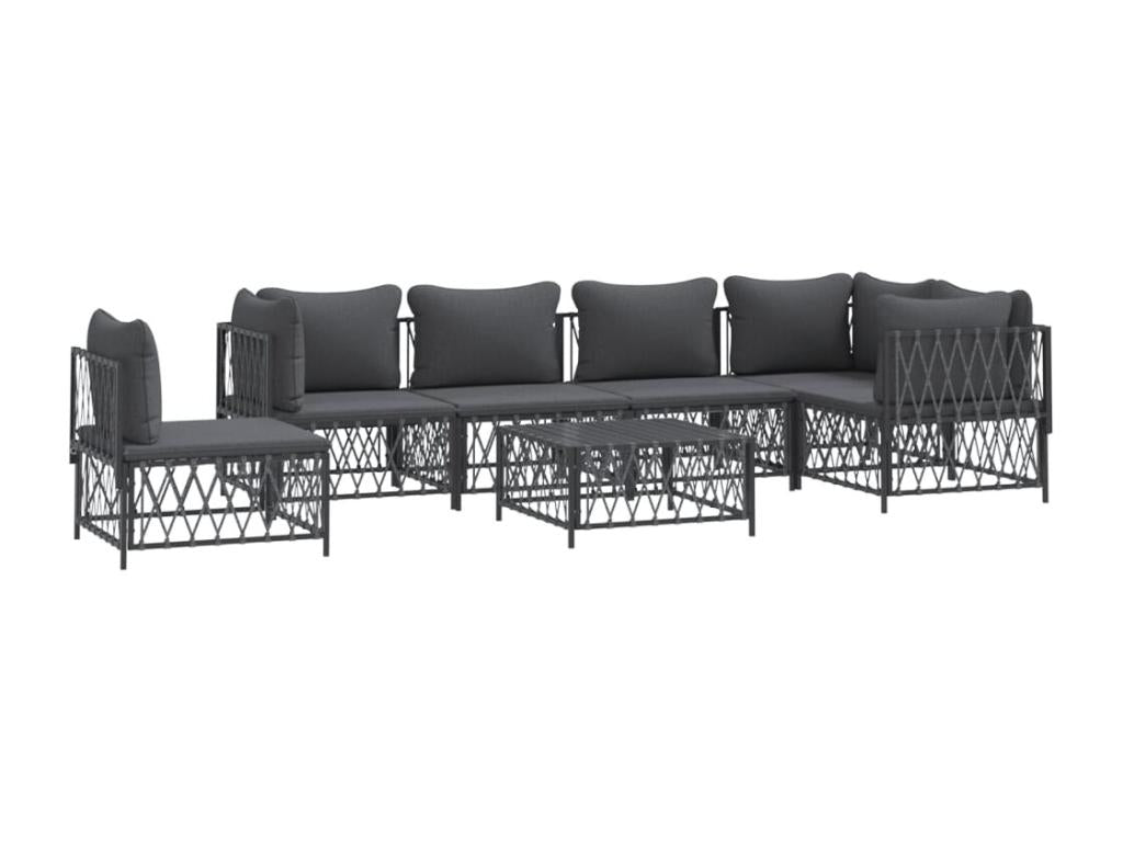 Anthracite Outdoor Furniture Set - dlz1766585578036