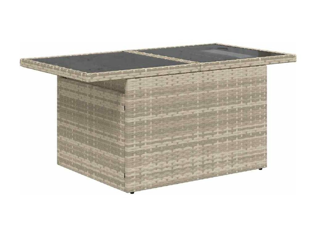 Gray Woven Resin Wicker Outdoor Furniture Set - dlz1766585891264