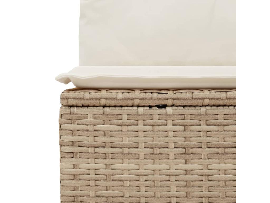 Beige Woven Resin Wicker Outdoor Furniture Set - dlz1766585676922