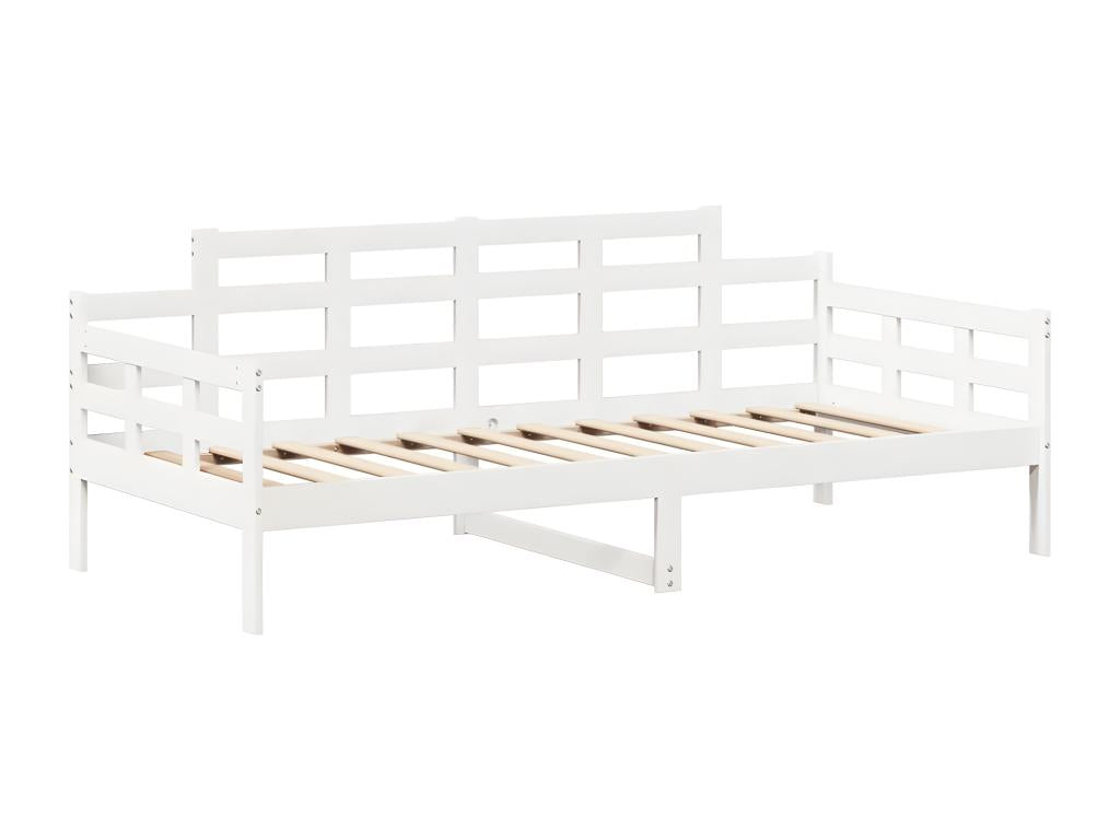 White Pine Wood Bed, 80 x 200 cm
