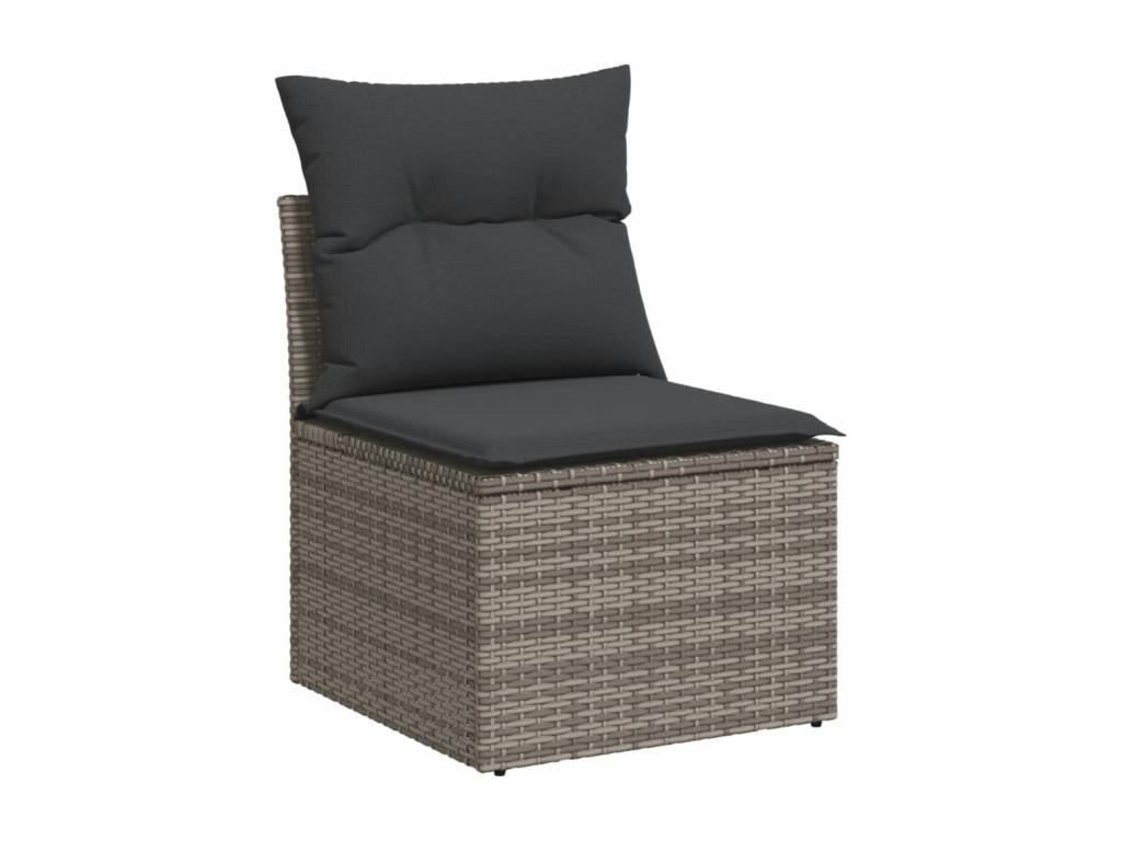 Gray Woven Resin Wicker Outdoor Furniture Set - dlz1766585758223