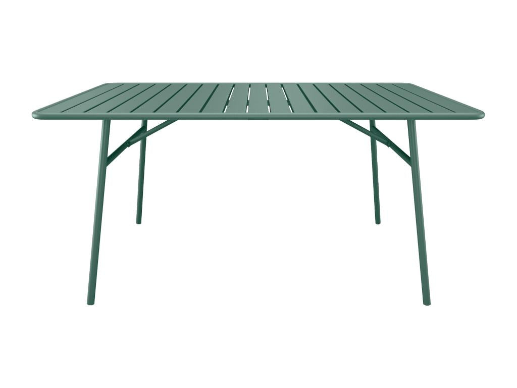 Green Metal Table