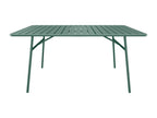 Green Metal Table