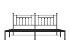 Black Metal Bed Frame, 193 x 203 cm