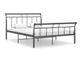 Black Metal Bed Frame, 140 x 200 cm