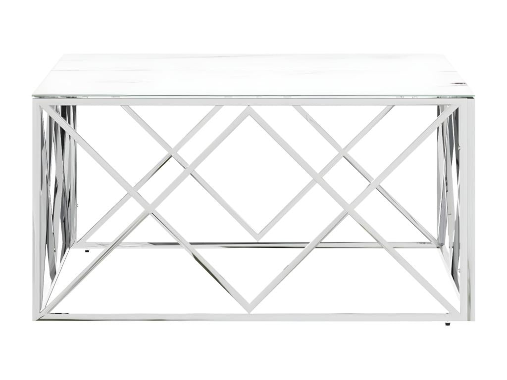 Glass Coffee Table, 80 x 80 x 40 cm