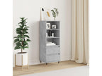 Gray Engineered Wood Sideboard, 40 x 36 x 110 cm - dlz1766585828099