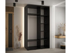 Black Wardrobe, 140 x 60 x 235.2 cm