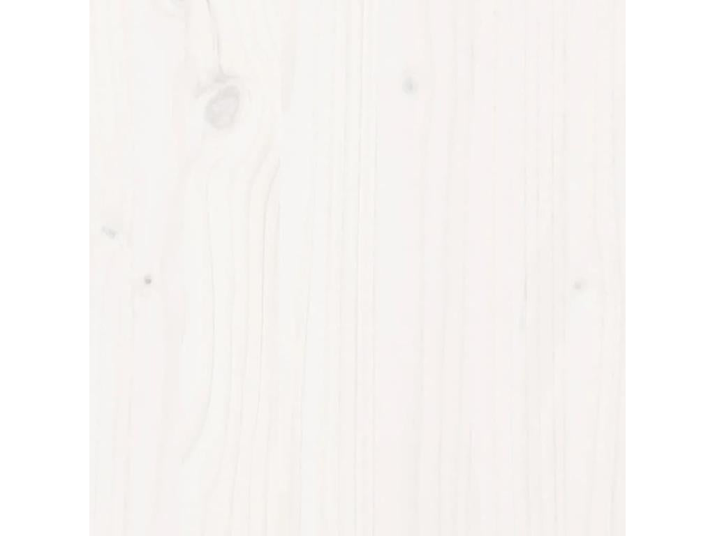 White Solid Wood Outdoor Furniture Set