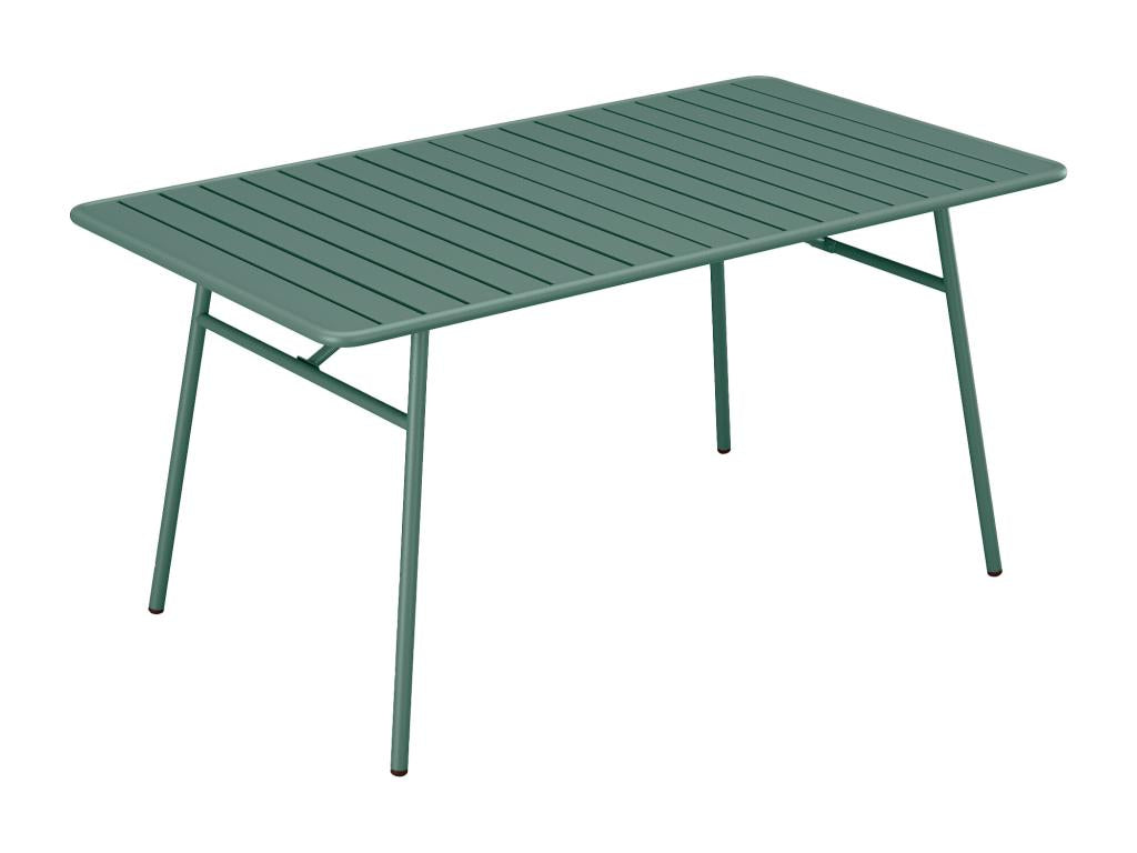 Green Metal Table