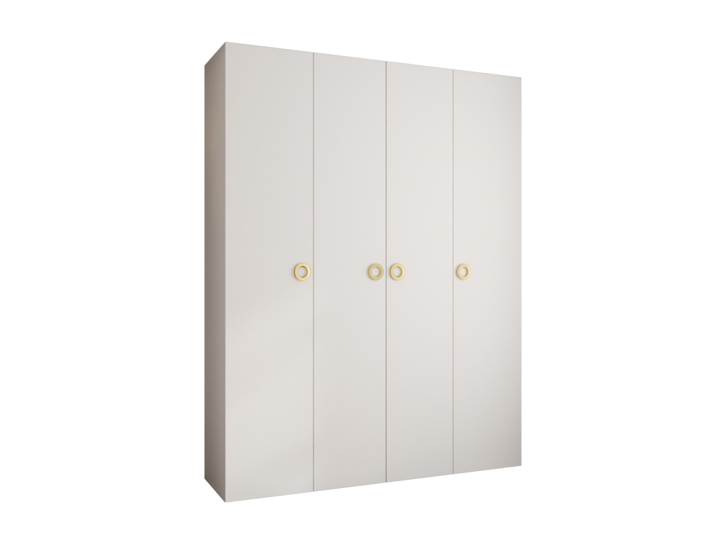 White Wardrobe, 190 x 50 x 245.5 cm